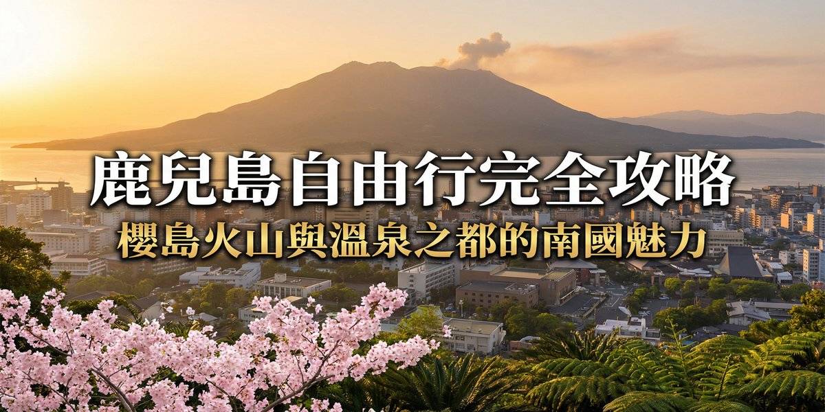 【2026鹿兒島自由行】終極完全攻略！櫻島火山、指宿砂浴、屋久島、美食、交通、行程一篇搞定